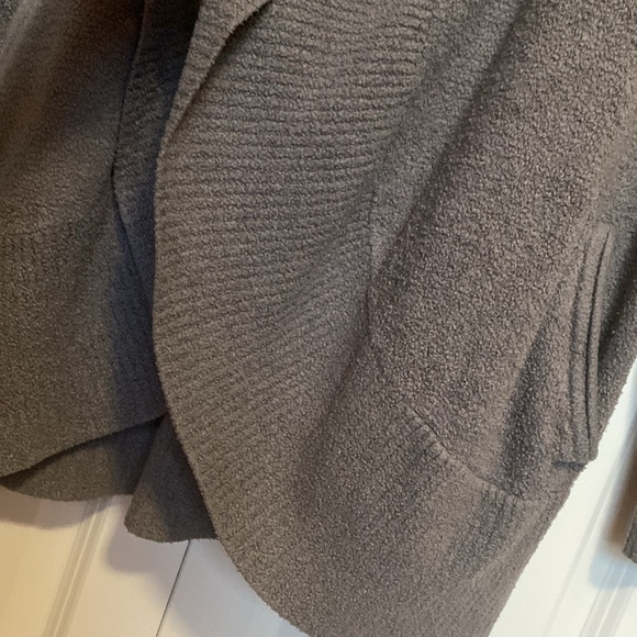 Barefoot Dreams Cozychic Lite Circle Cardigan Womens L/XL Taupe Cozy loungewear - Picture 7 of 9